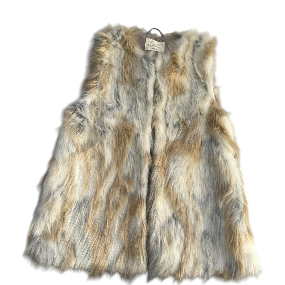 Zara Girl Faux Fur Vest 11/12